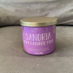 Mainstays Sangria Is My Favorite Fruit Candle 