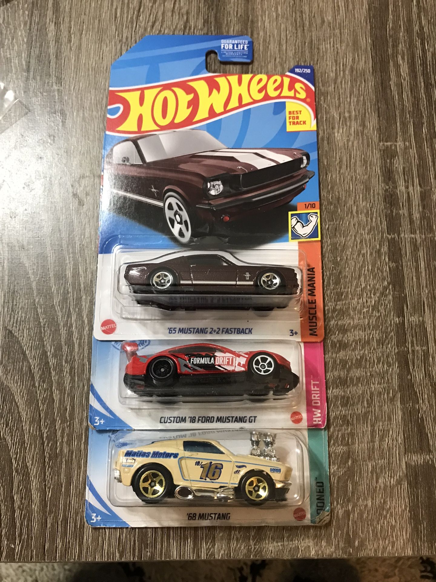 Hotwheels - FORD MUSTANG - 11 car LOT
