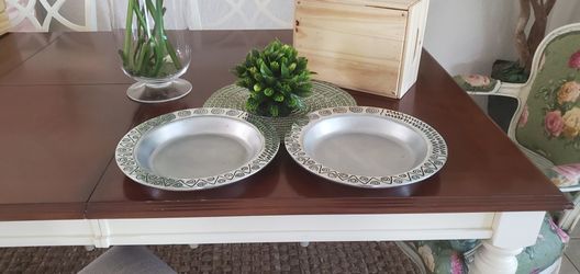 Wilton Armetale Reggae Serving Tray, Round, 12.5 Inch