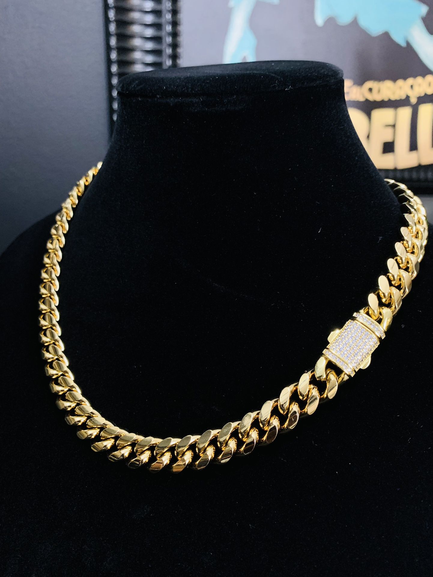 12mm 20” Cuban Gold Chain 