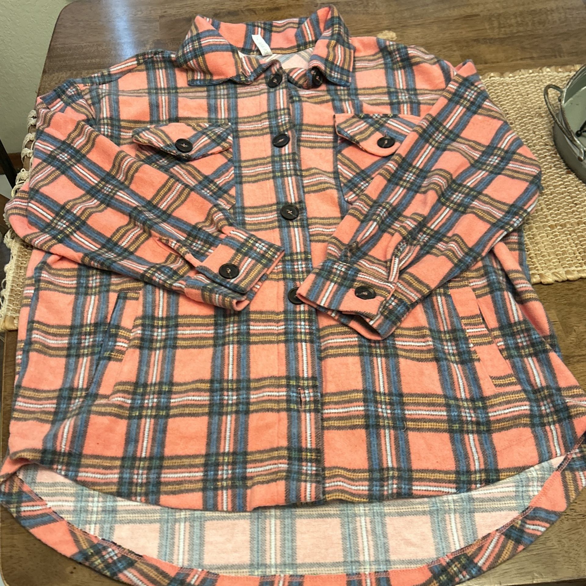 Womens Zenana Brand Lightweight Shacket With Pockets