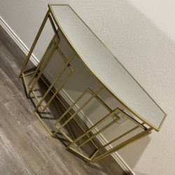 Gold End Table 
