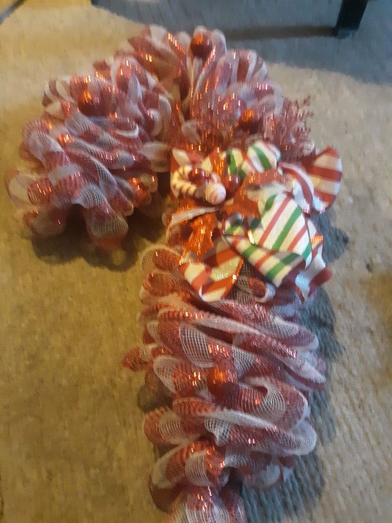 Candy cane Wreath