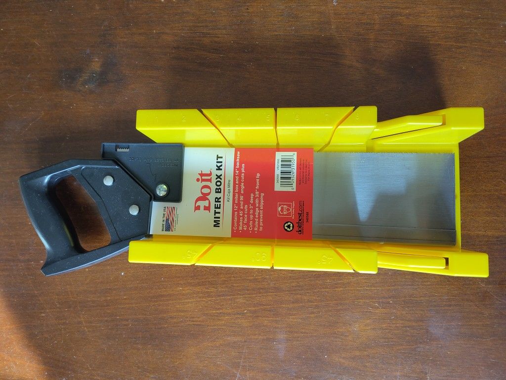 Saw With Miter Box