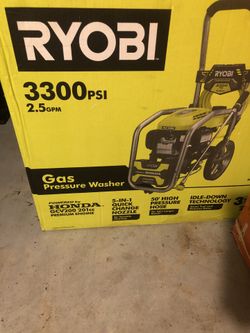 Ryobi Pressure Washer 3300 Psi 