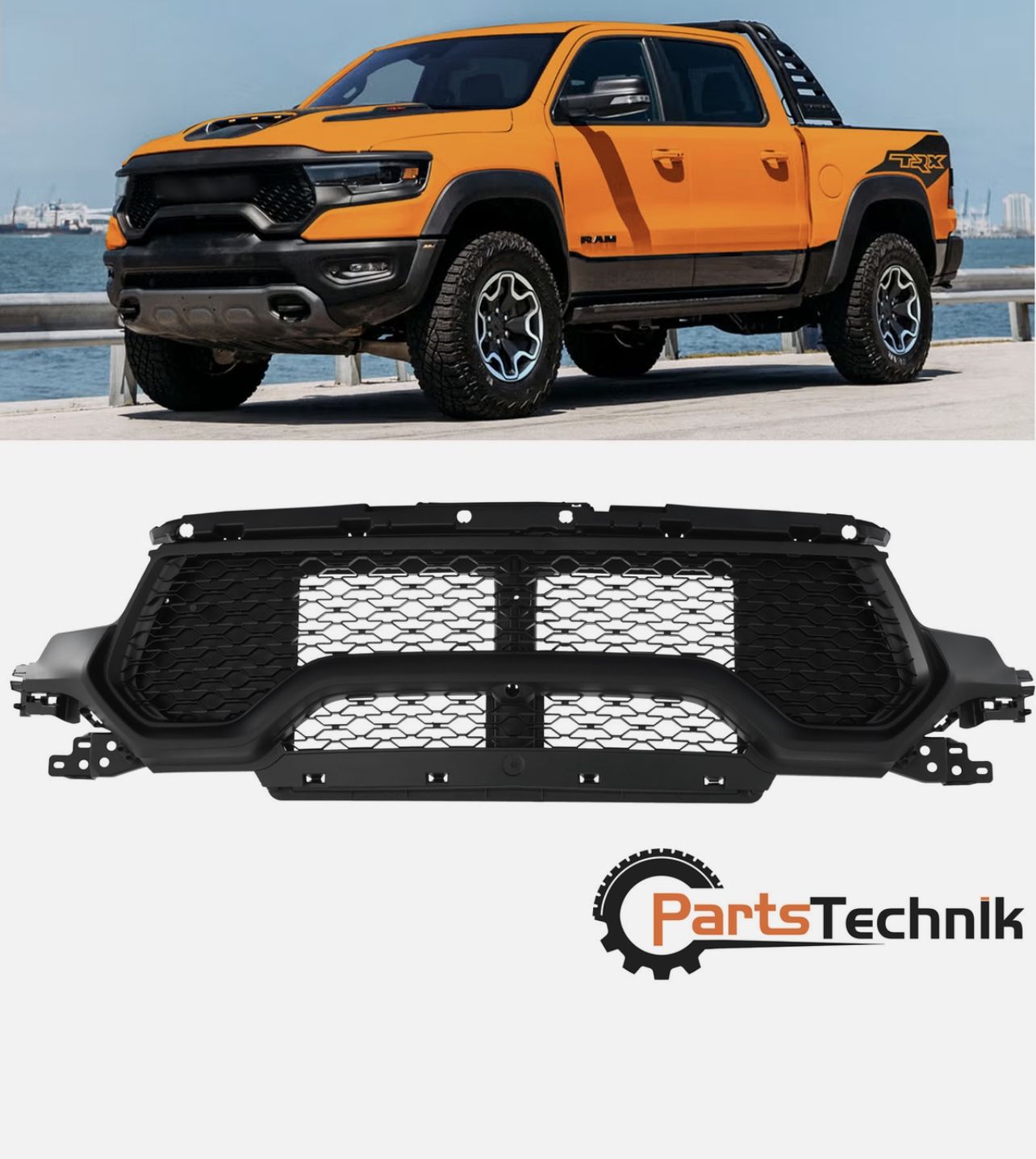 TRX Grill /Dodge Ram 1500 TRX T-Rex style Front Radiator Grille