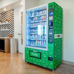 Drinks & Snacks Combo Machine With Credit Card Reader 