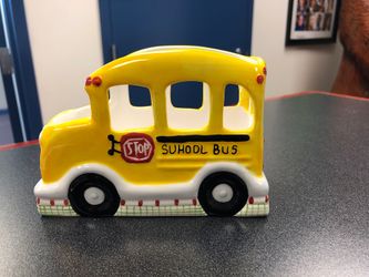 Ceramic school bus