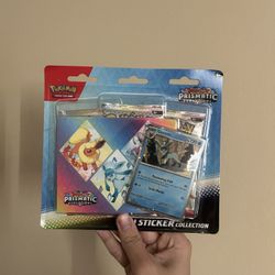 Prismatic Evolutions 3 Pack Sticker Collection