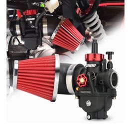 PE26 Carburetor with 48mm Air Filters Kit