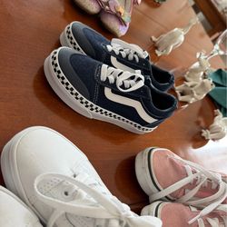 BARELY WORN - Kids Vans & Sparkly Dress Shoes