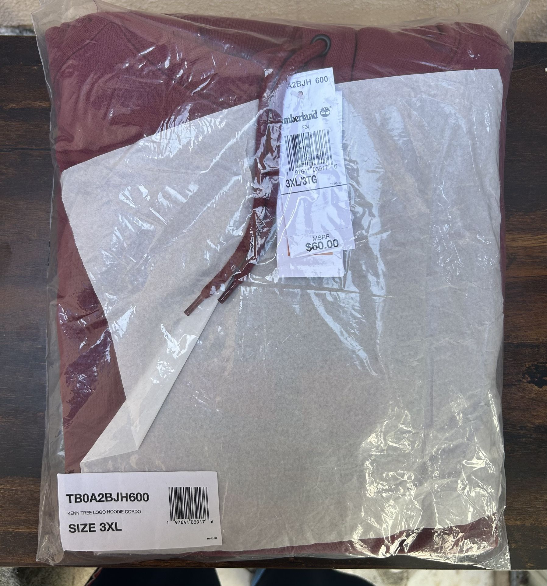 Timberland Hoodie Men Size 3XL 