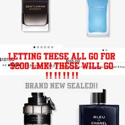 DESIGNER COLOGNES/PERFUMES FOR SALE 