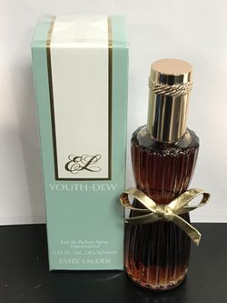 100 % authentic YOUTH - DEW BY ESTEE LAUDER PERFUME FOR WOMEN. 2.25 OZ. ORIGINAL BRAND NEW IN THE BOX