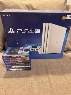 Sony PS4 Pro 1tb with Video Games