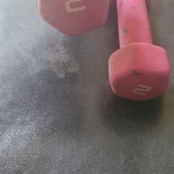 Pink Dumbbells 2lb