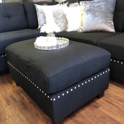 Brand New Black Sectional 