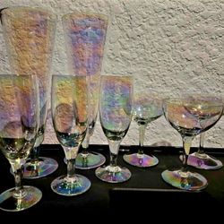 Rainbow Glass Assortment Barware