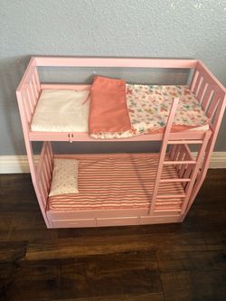 Our Generation Dreams for Two Pink Bunk Beds Accessory Set for 18" Dolls