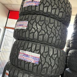 🔥📲33x12.50R20 Vendo Set De Llantas Nuevas Marca American RT 