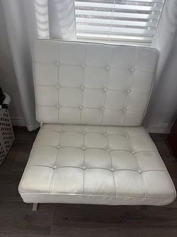 White modern  chair