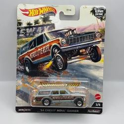 HOT WHEELS '64 Chevy Nova Gasser Car Culture Dragstrip Demons Premium HCK21 2022
