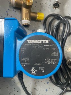 Watts Hot Water Recirculation Pump