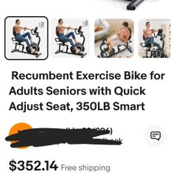 ***RECUMBENT EXERCISE BIKE***