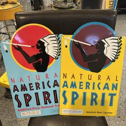 Natural American Spirit Cigarette Tim Sign