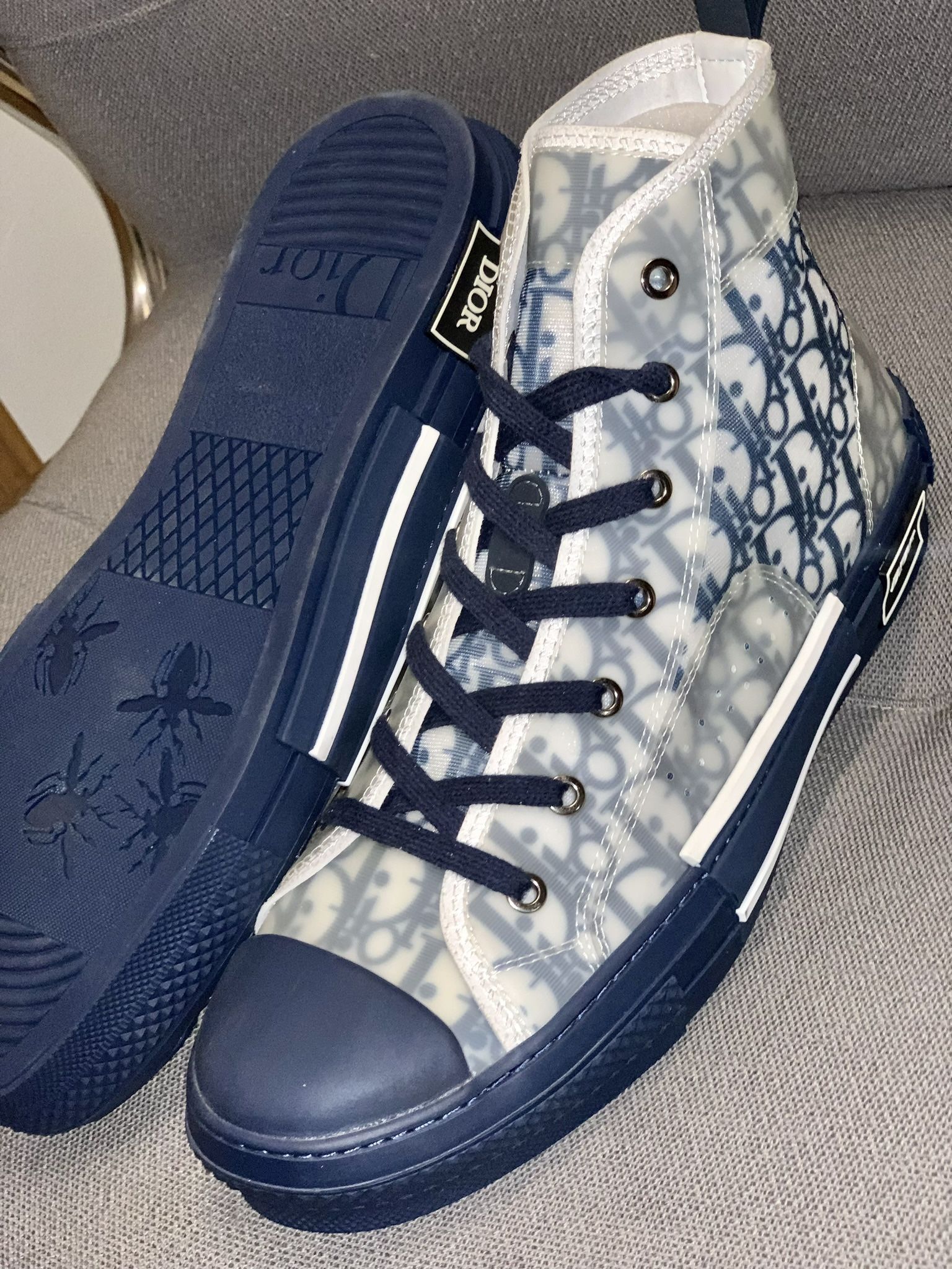 Dior B23 High Dior Oblique - Blue Gray