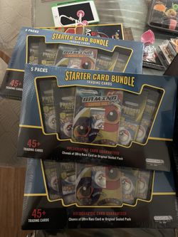Starter Card Bundle PRESSTINE Pressti Prime Pokemon Packs