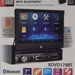 $70 OBO Dual  7" Flip Out Touchscreen Bluetooth DVD CD USB