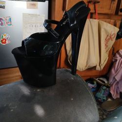 Size 8 PATTEN Leather 9 Inch Heels
