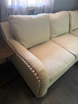 Beige couch