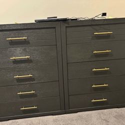 2 Birch Lane 5 Drawer Appleton Dressers – Rare Discontinued Color!