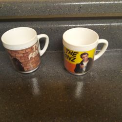 Vintage The Fonz ( Henry Winkler)  Coffee Mugs  1976 Paramount Pictures 