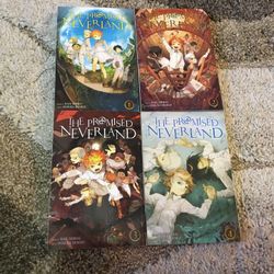 The Promised Neverland Books 1,2,3,4