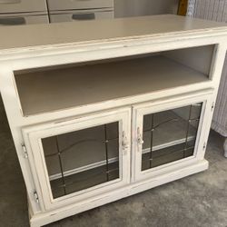 White TV Stand