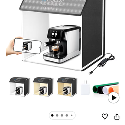 Portable professional light box photography 