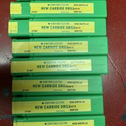 27/64” Carbide Split Point Stub Drill Bit