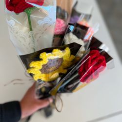 Single Crochet Flowers Custom Made