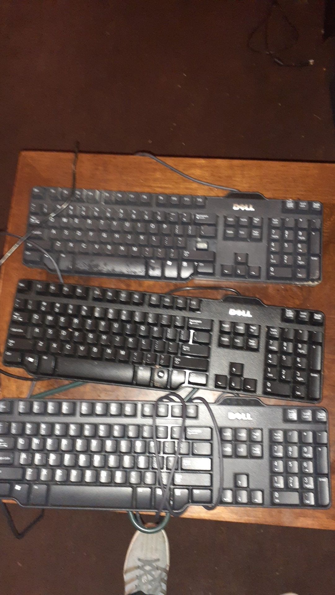 Three Dell keyboards