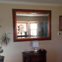 Large Antique Mirror By Timeless Reflections