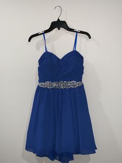 Faded Blue Elegant Dress