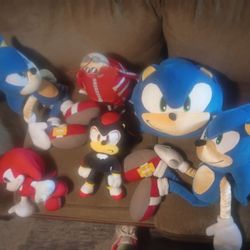 Sonic And Friends Plush Toy Dolls