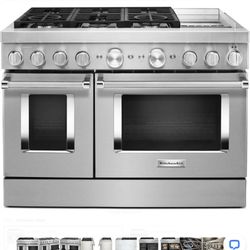 48 Pro Gas Range/dual Fuel Brand New