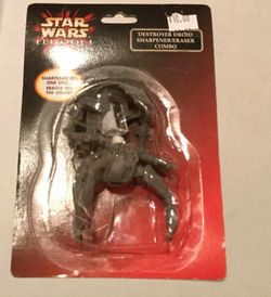 Star wars destroyer droid sharpener/eraser combo