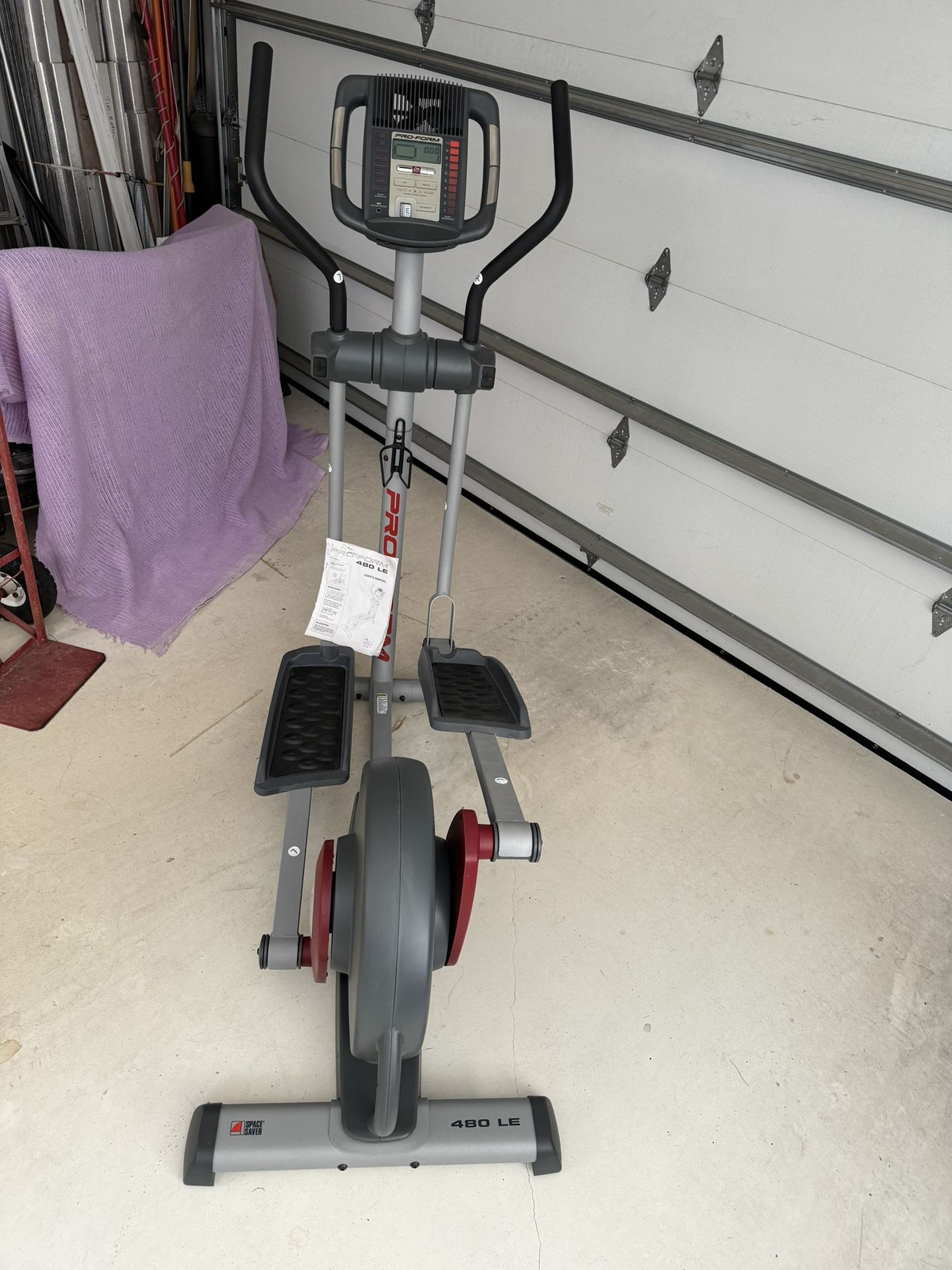 Pro-Form Elliptical Exerciser Model 480 LE Space Saver