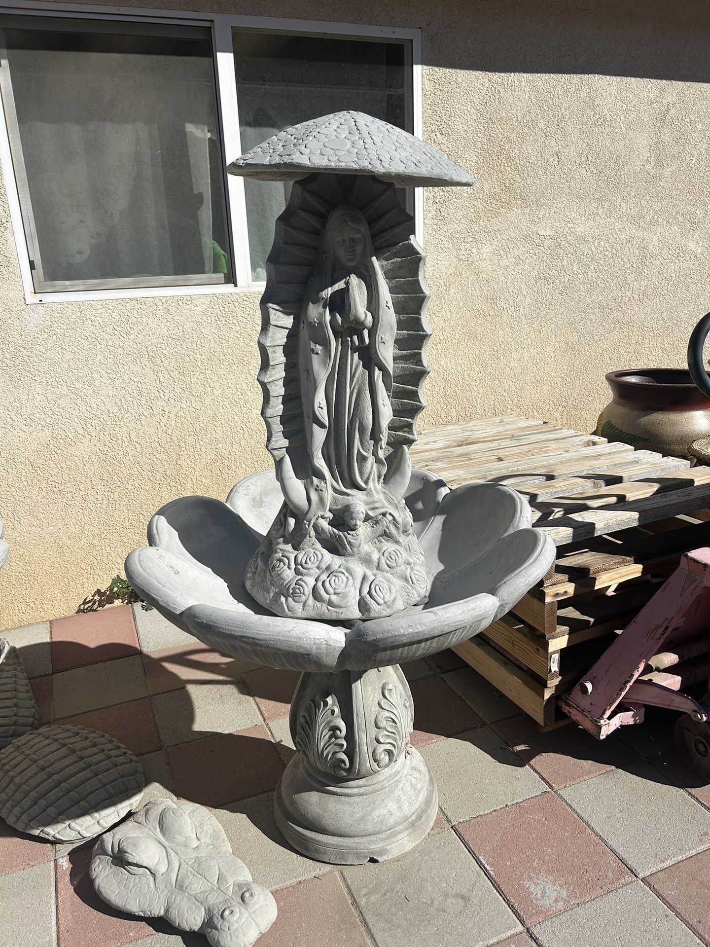 New Fountain Made Out Of Cement