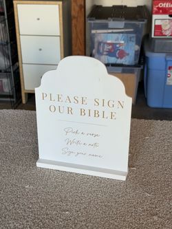 Please Sign Our Bible